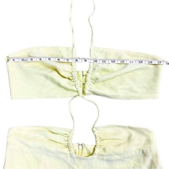 ASOS Maxi Dress, Criss-cross Halter Top, Size 10 - Picture 4 of 9